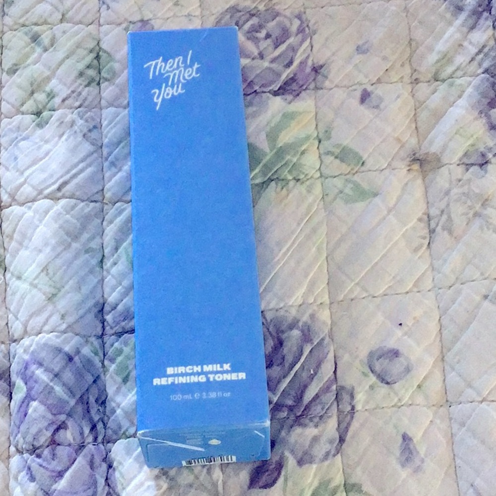 Then I Met You The Birch Milk Refining Toner AHA Birch juice New In Box